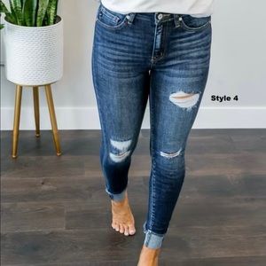 NWT KanCan Jeans 9/28 Hi-Rise Ankle Skinny